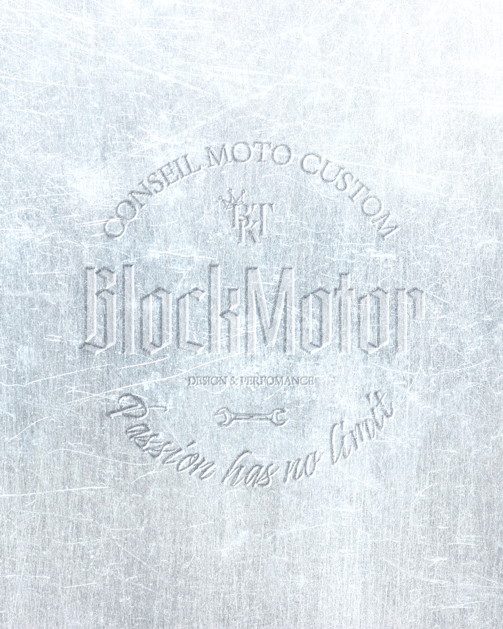 Identité visuelle BlockMotor — vue principale